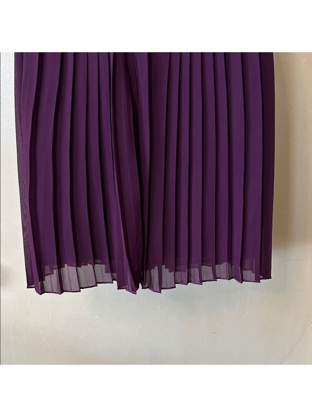 Speechless Lace Pleated Mini Dress in Rich Purple size 7 juniors - Picture 9 of 12